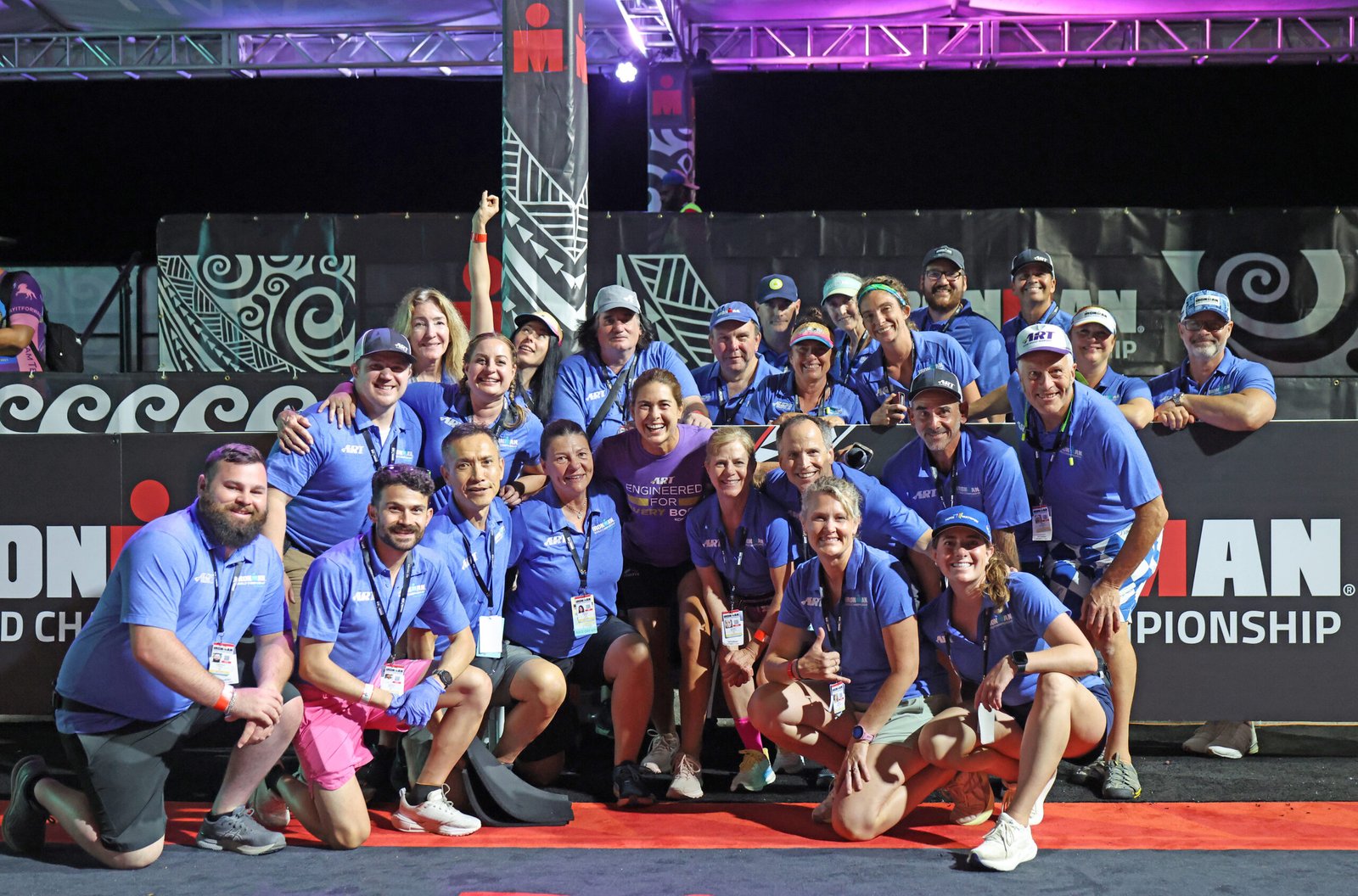 Dr. Jarren Miller and team at Ironman competition
